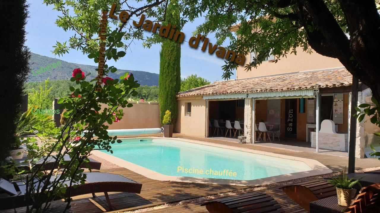 Le Jardin D'Ivana Chambres D'Hotes B&B Avec Piscine Chauffee Oppede Ngoại thất bức ảnh
